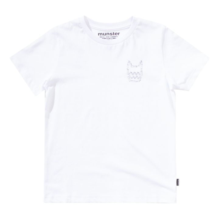 Facebones Short Sleeve T-shirt | White- Product image n°0