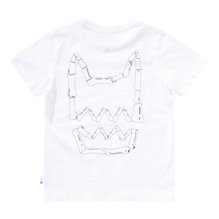 Facebones Short Sleeve T-shirt | White- Product image n°1