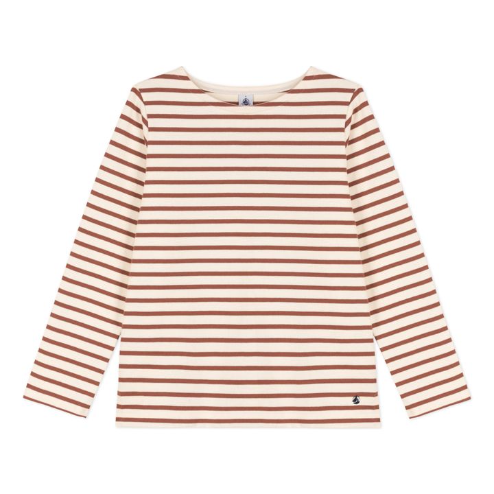 Cabris Striped Jersey T-shirt - Women’s Collection | Beige- Imagen del producto n°0