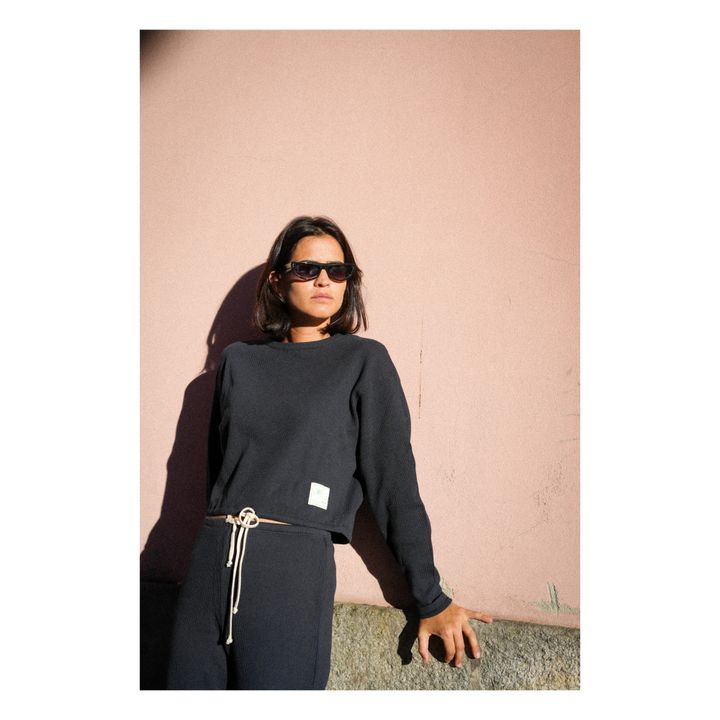 1987 Organic Cotton Sweatshirt | Gris Pizarra- Imagen del producto n°2
