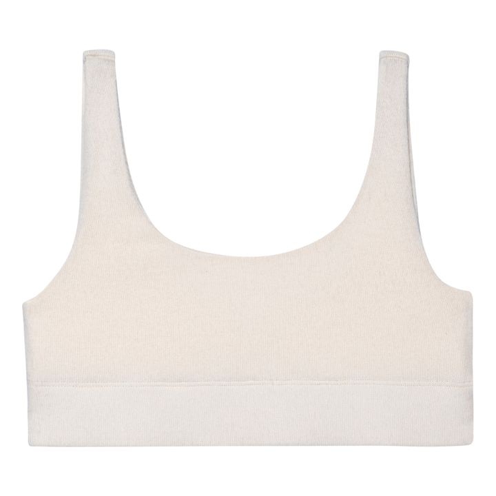Sweater Crop Top | Crema- Immagine del prodotto n°0