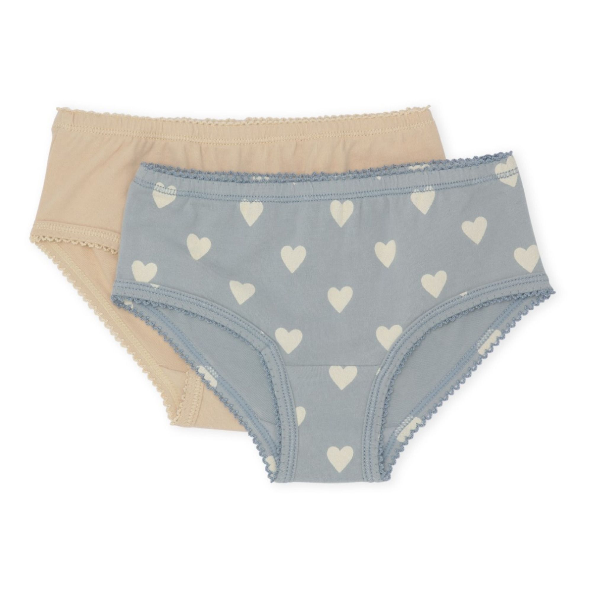 Organic Cotton Briefs - Set of 2 | Blue- Product image n°0