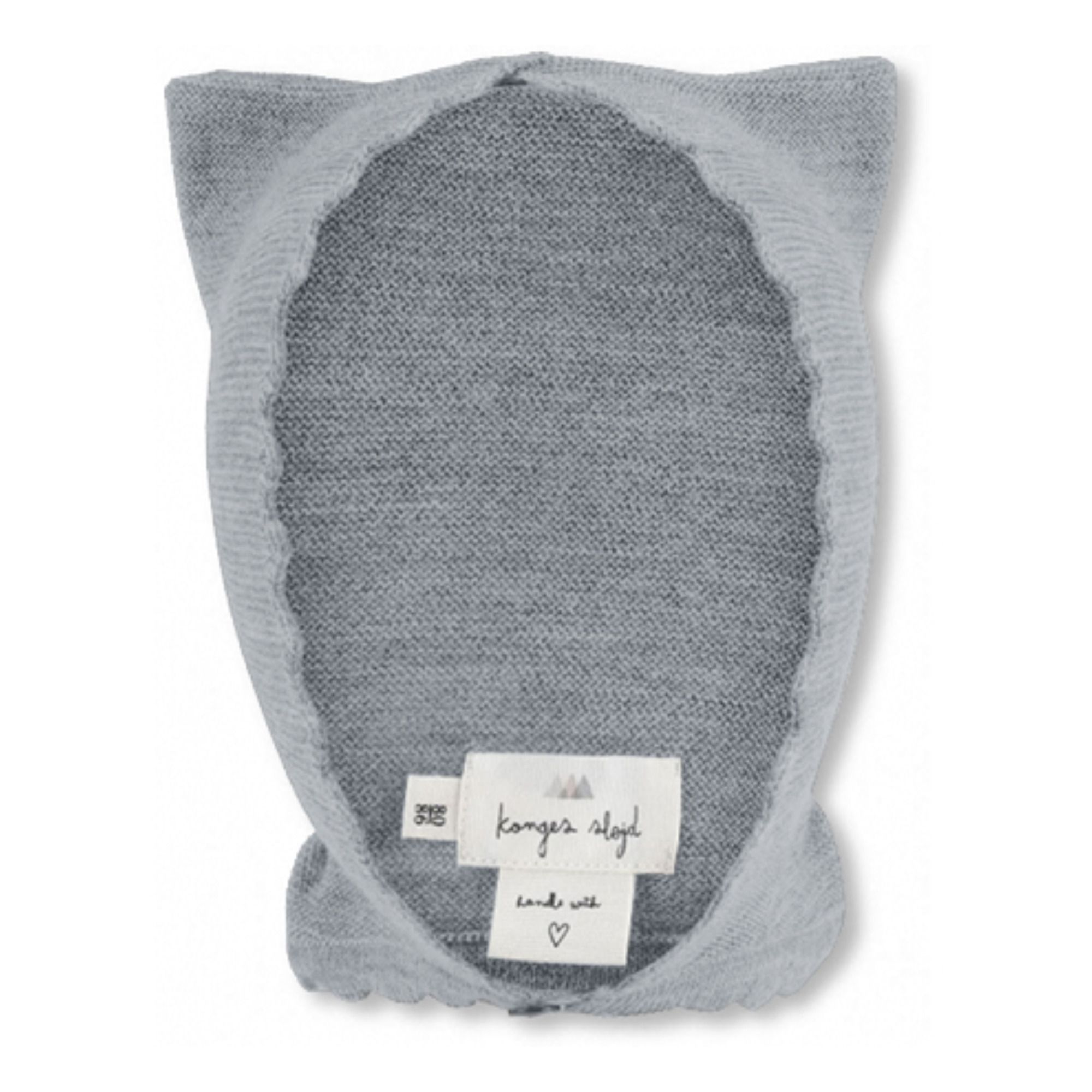 Cagoule Mérinos Cat | Bleu- Image produit n°0
