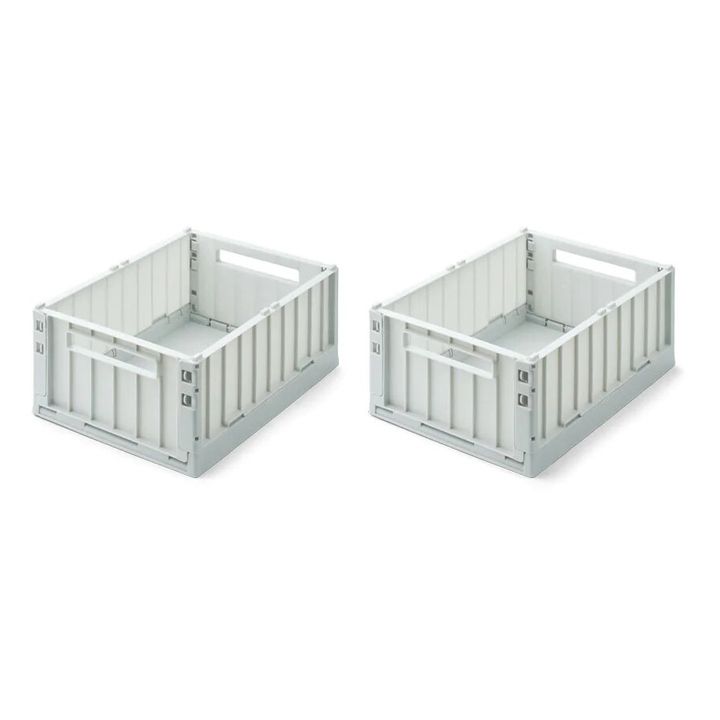 Weston Collapsible Crates - Set of 2 | Blau- Produktbild Nr. 0