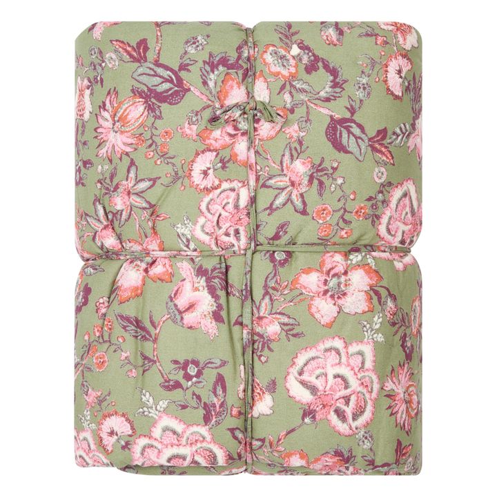 Enoha Reversible Organic Cotton Blanket | Khaki- Produktbild Nr. 0