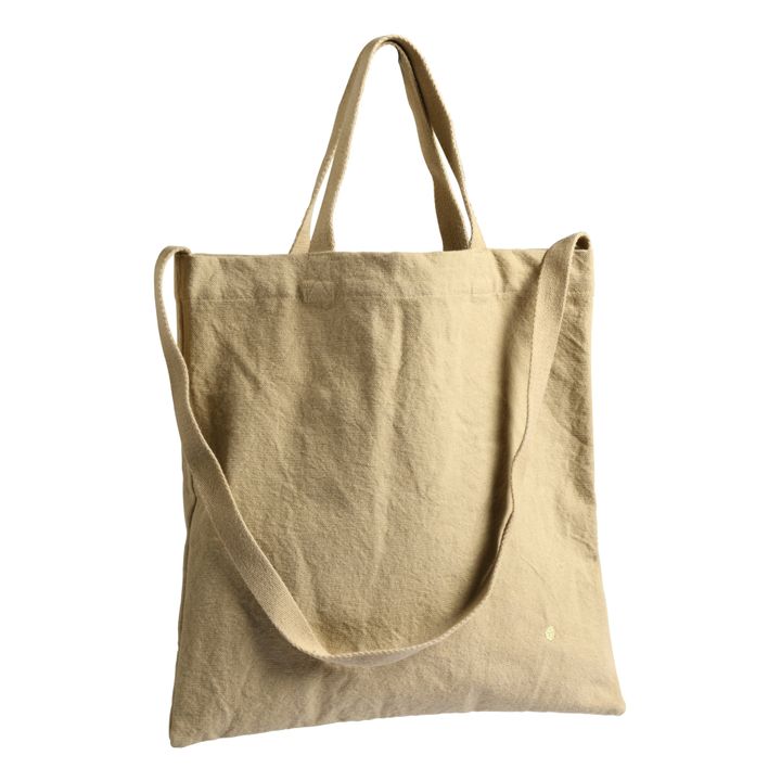 Sac City Iona en toile de coton | Beige- Image produit n°0