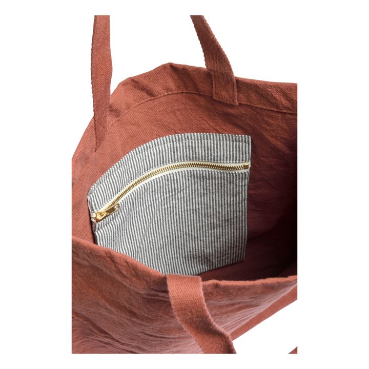 Bolsa de lona de algodón City | Terracotta- Imagen del producto n°1