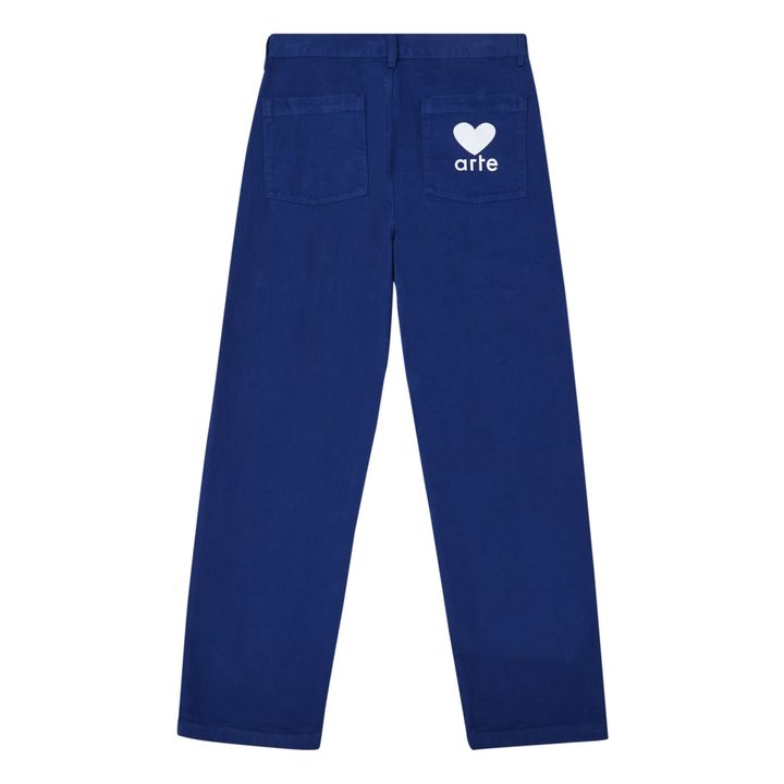 Heart Trousers | Blu marino- Immagine del prodotto n°4