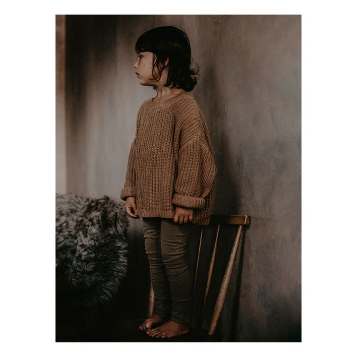 Organic Cotton Knitted Sweatshirt | Karamel- Produktbild Nr. 7