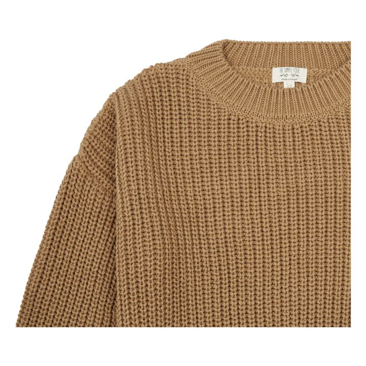 Organic Cotton Knitted Sweatshirt | Karamel- Produktbild Nr. 3