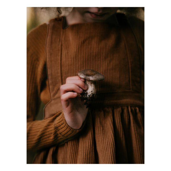 Corduroy Apron Dress Rust- Product image n°4