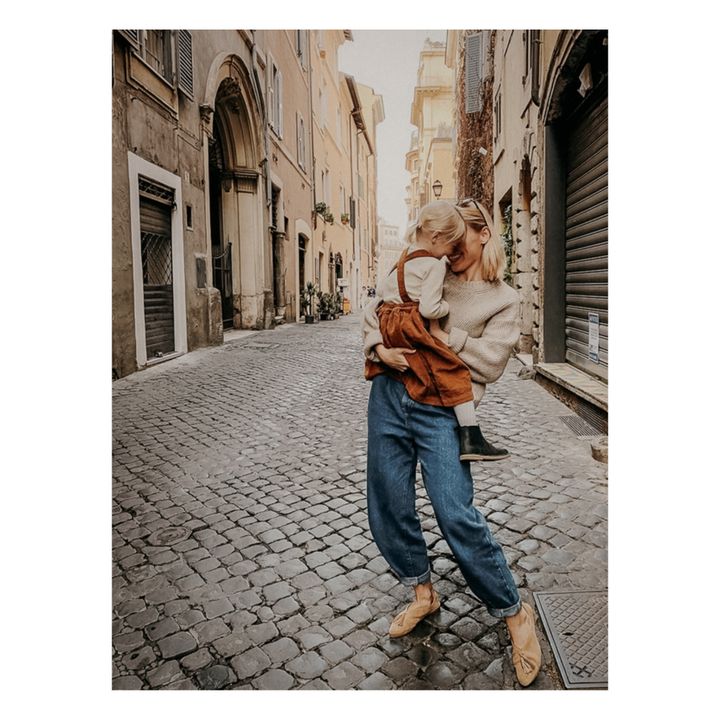 Corduroy Apron Dress Rust- Product image n°3