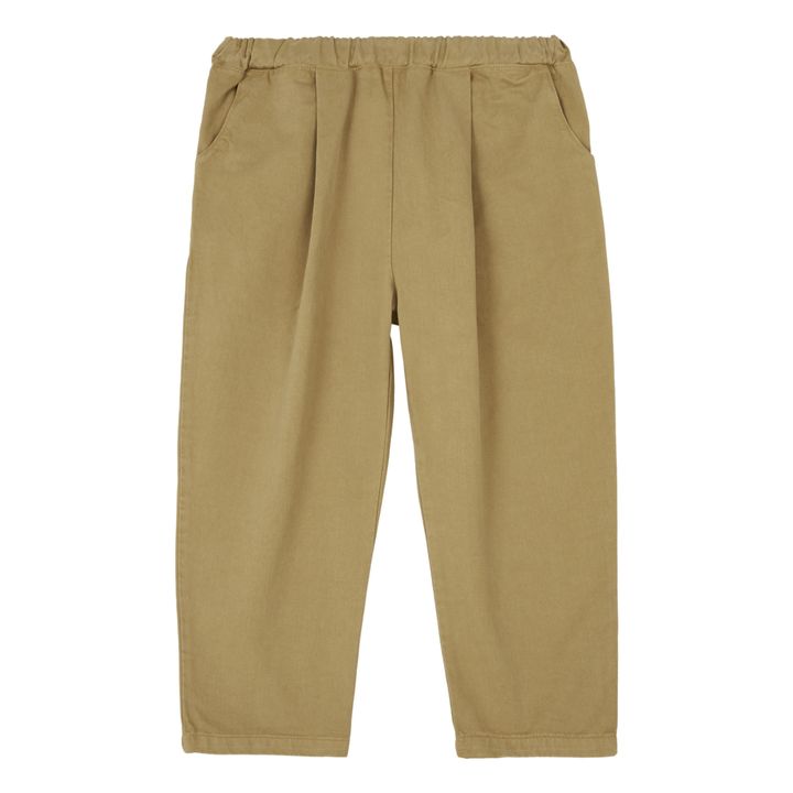 Cotton Twill Trousers | Kamelbraun- Produktbild Nr. 0