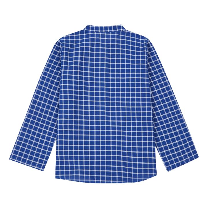 Kurta Carreaux | Bleu- Image produit n°2