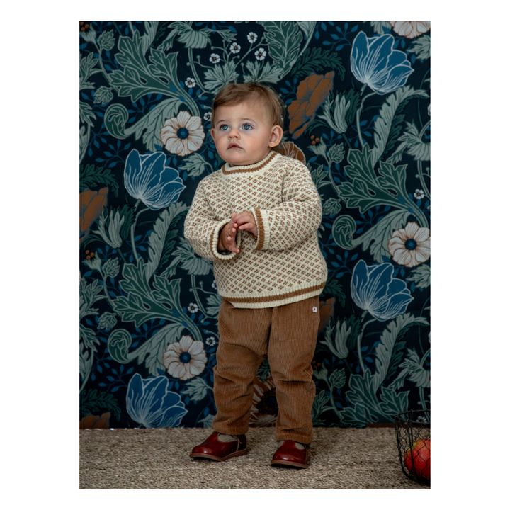 Pull Laine Recyclée Igor | Camel- Image produit n°3
