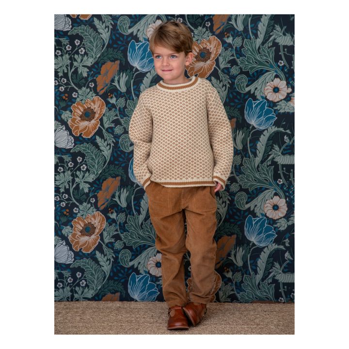 Pull Laine Recyclée Igor | Camel- Image produit n°4