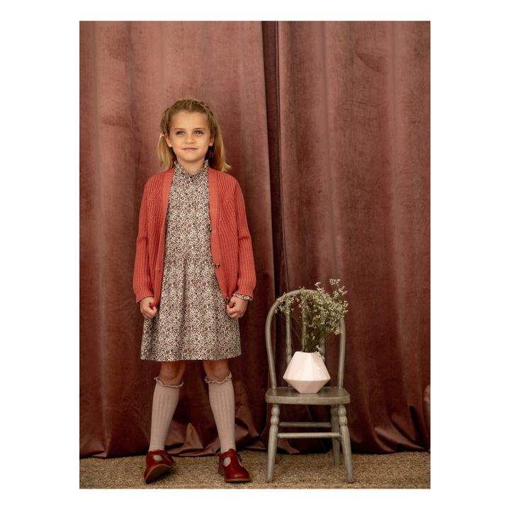 Philo Recycled Wool Cardigan | Rosa- Produktbild Nr. 2