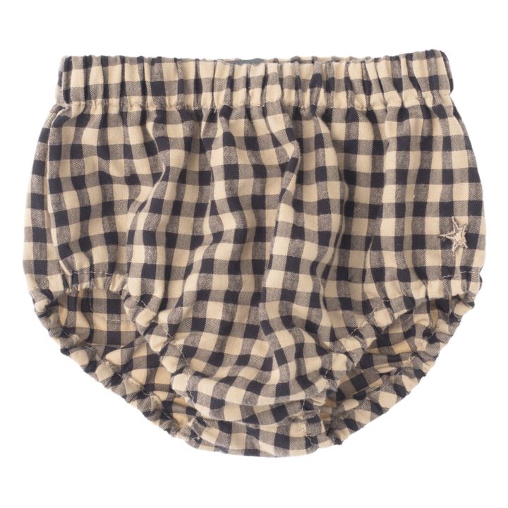 Checked Bloomers | Beige- Product image n°0