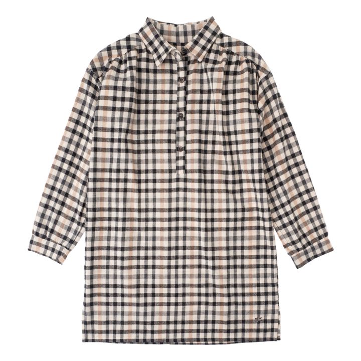 Checked Dress | Beige- Immagine del prodotto n°0