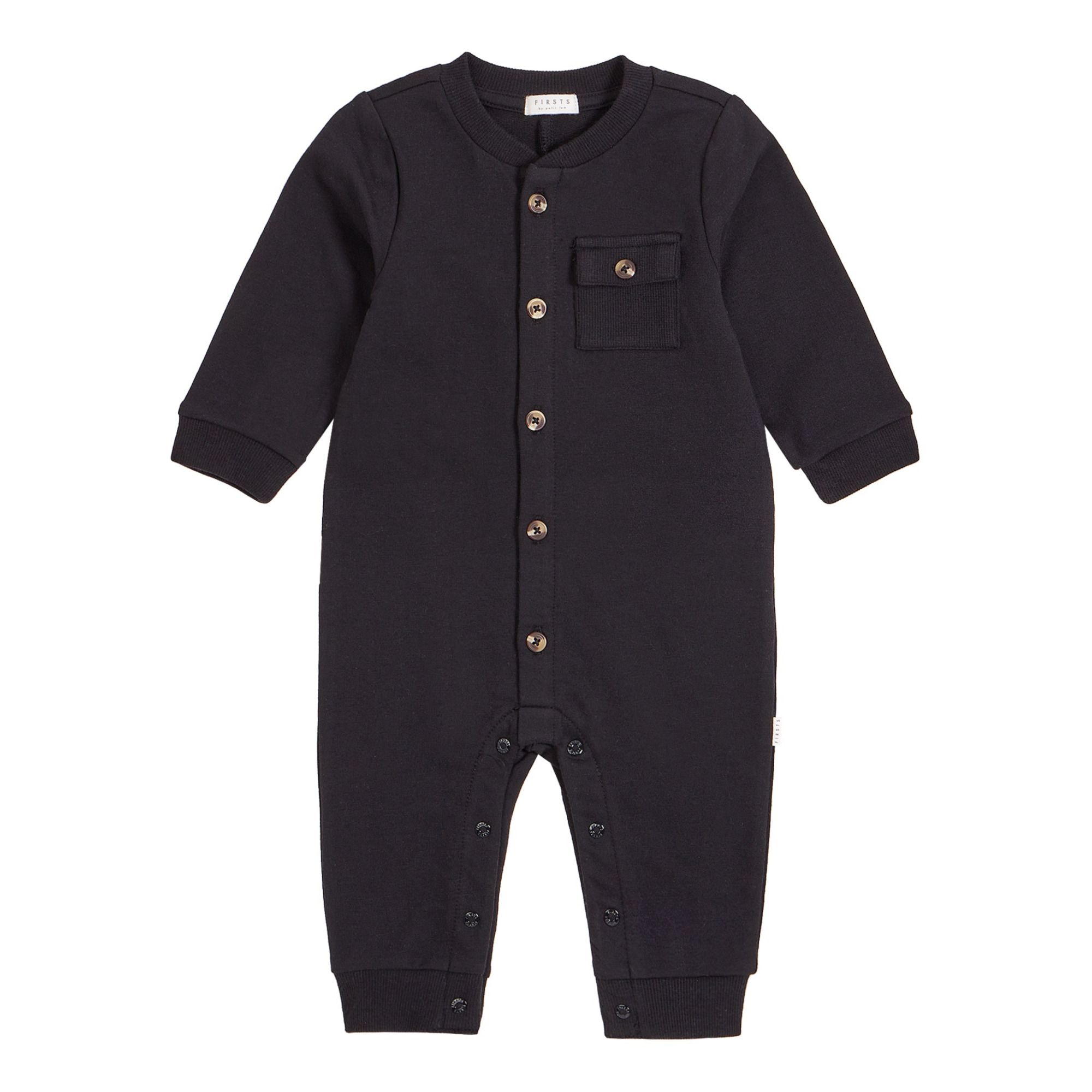 Buttoned Pyjamas | Black- Product image n°0