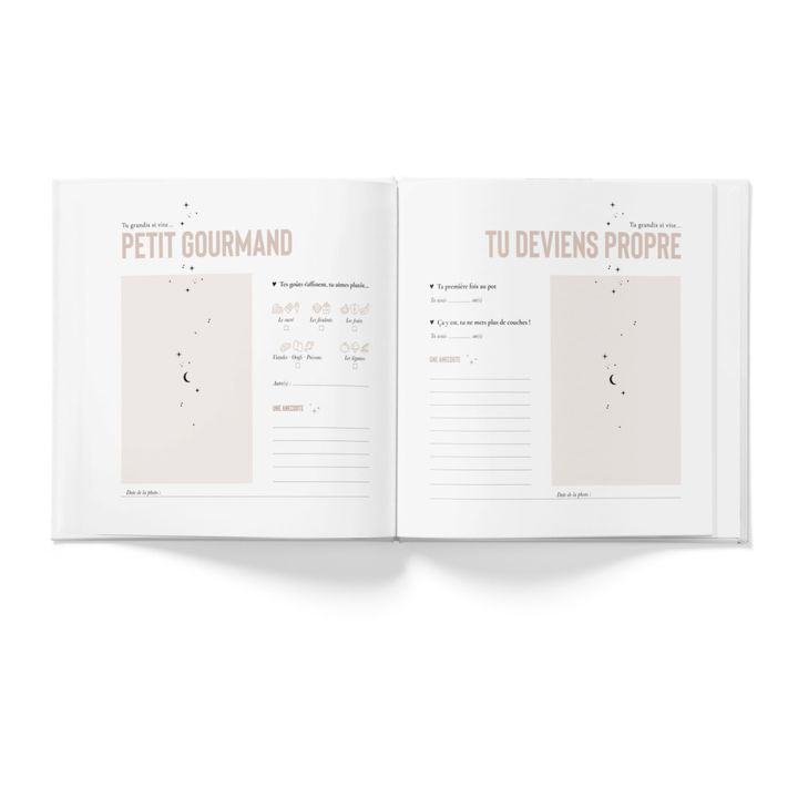 Libro de recién nacido Céleste Volumen 2 - FR | Blanco- Imagen del producto n°2