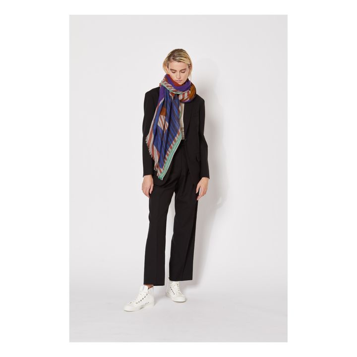 Samba Woollen Scarf | Arancione- Immagine del prodotto n°2