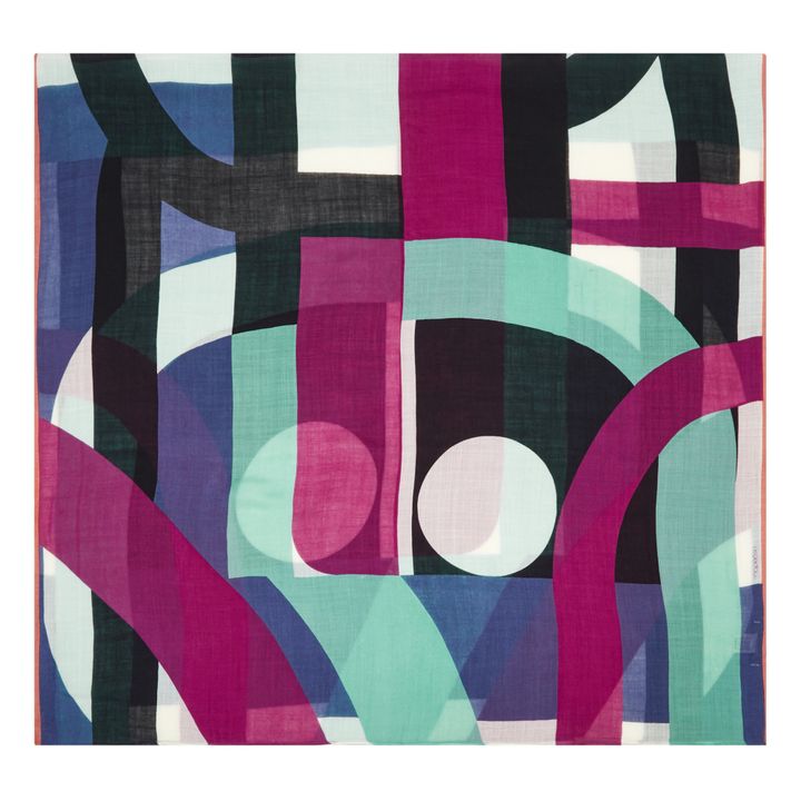 Vision Woollen Scarf | Viola- Immagine del prodotto n°0