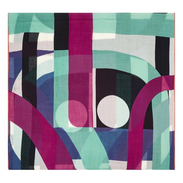 Vision Woollen Scarf | Viola- Immagine del prodotto n°3