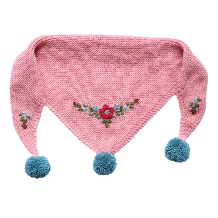 Hand-Embroidered Scarf | Rosa- Immagine del prodotto n°0