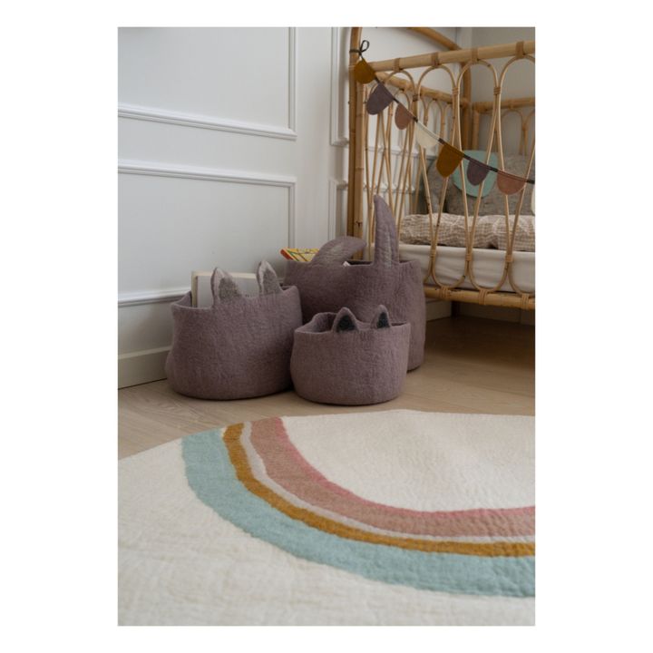 Alfombra de fieltro Indreni | Blanco- Imagen del producto n°3