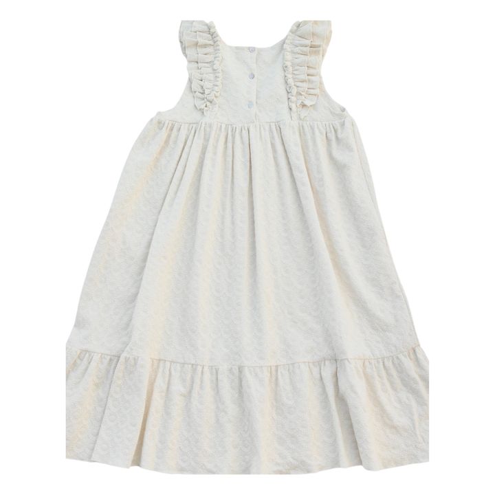 Aura Textured Cotton Dress | Crudo- Imagen del producto n°8