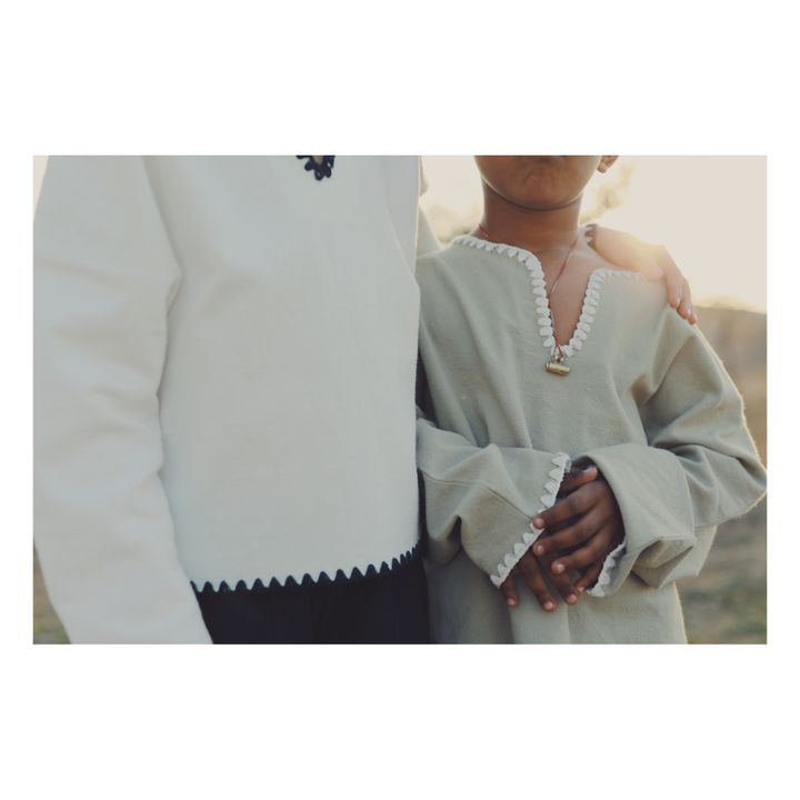 Delano Organic Cotton Kurta Shirt | Sage- Product image n°2