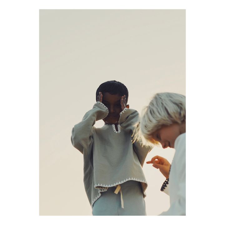 Delano Organic Cotton Kurta Shirt | Sage- Product image n°3