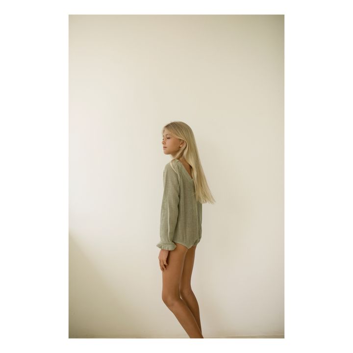 Rowse Crochet Baby Bodysuit | Salbei- Produktbild Nr. 3
