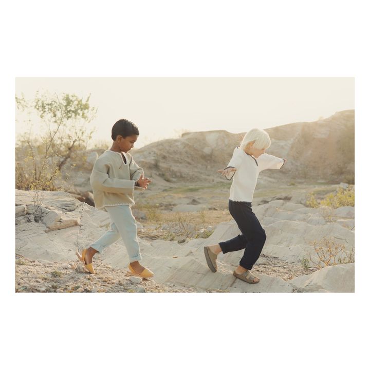 Hassan Linen Trousers | Navy- Produktbild Nr. 1