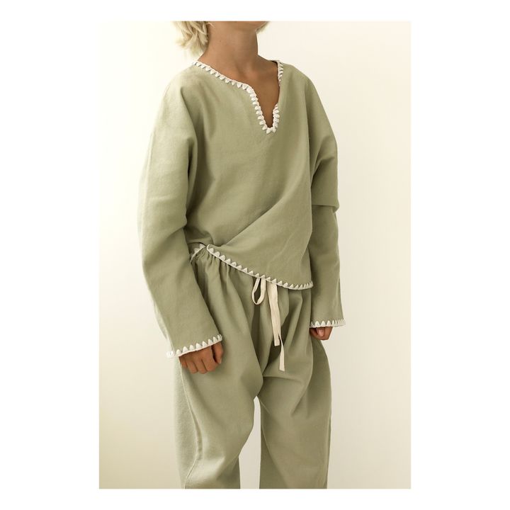 Valan Organic Cotton Trousers | Salbei- Produktbild Nr. 7
