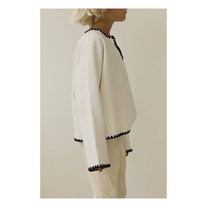 Delano Organic Cotton Kurta Shirt | Ecru- Product image n°3