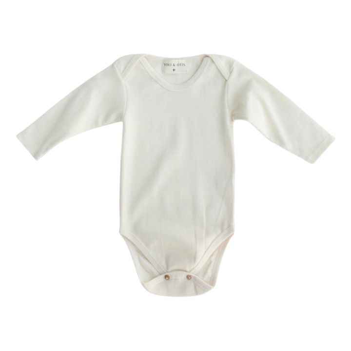 Organic Cotton Bodysuit | Crudo- Imagen del producto n°0