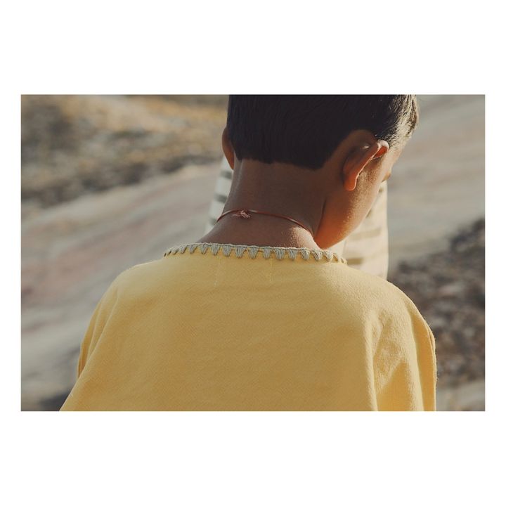 Delano Organic Cotton Kurta Shirt | Ocre- Imagen del producto n°2
