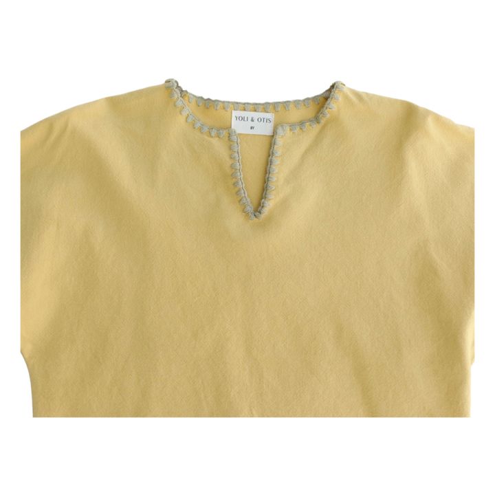 Delano Organic Cotton Kurta Shirt | Ocre- Imagen del producto n°6
