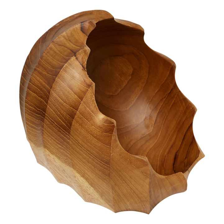 Bol en bois | Teck- Image produit n°1