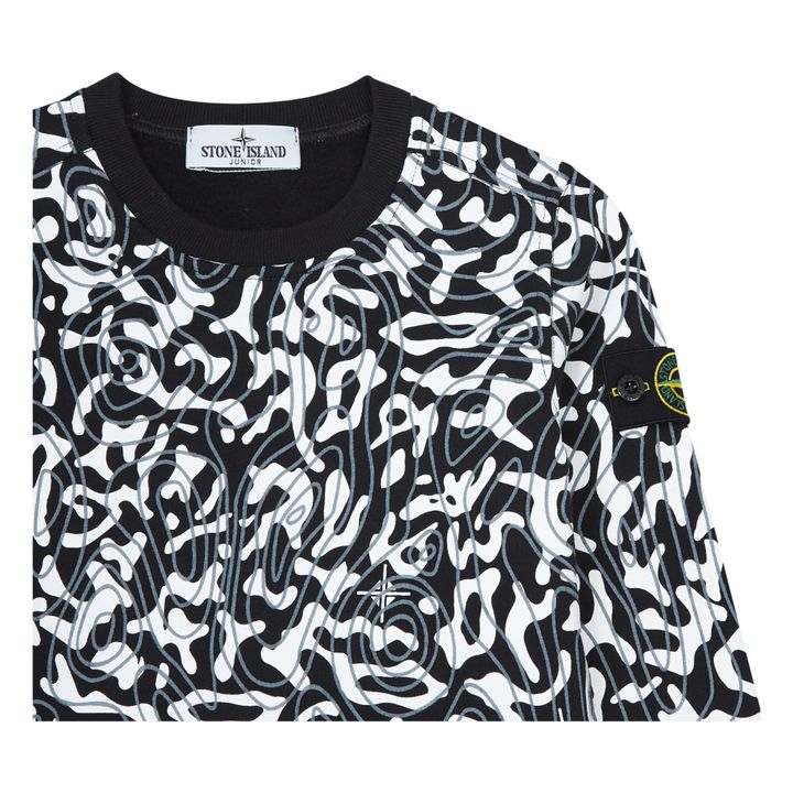 Print Sweatshirt | Schwarz- Produktbild Nr. 1