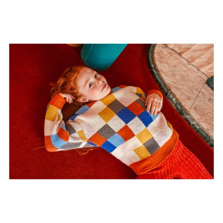 Checked Jumper | Naranja- Imagen del producto n°2