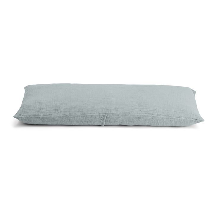 Cojín de piel de jacquard de algodón orgánico | Verde bosque- Imagen del producto n°2