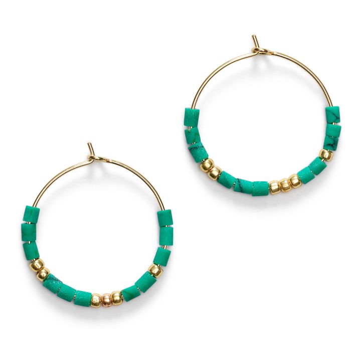 Sun Stalker Earrings | Green- Product image n°0