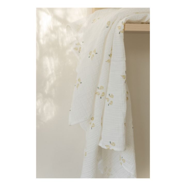 Mussola in fasce, in cotone bio, dimensioni: 120x120 cm | Pear- Immagine del prodotto n°2