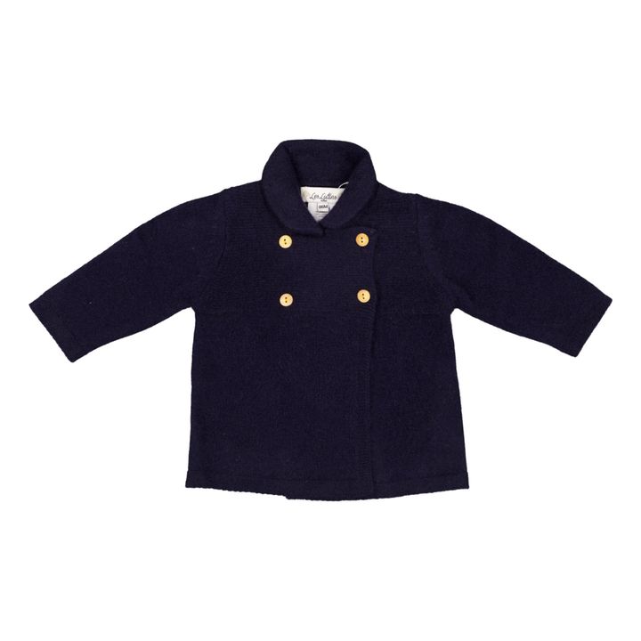 Violette Cashmere Coat | Azul Marino- Imagen del producto n°0