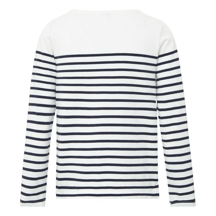 Cyana Striped Jersey T-shirt - Women’s Collection | Blanco- Imagen del producto n°3