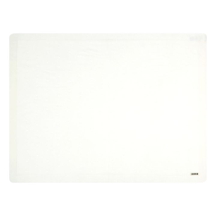 Couverture Laine | Ecru- Image produit n°1