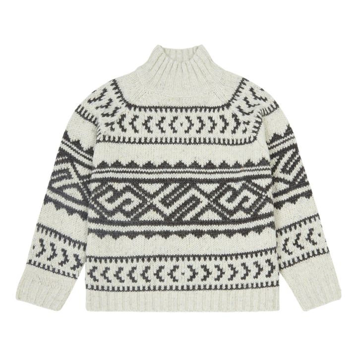 Mylaine Alpaca Wool Jumper | Ecru- Immagine del prodotto n°0